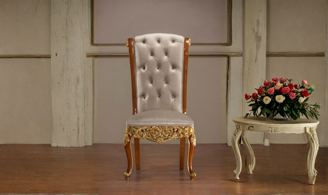 Klaussner Anna Luxury Tufted Dining Chair-Jennifer Furniture