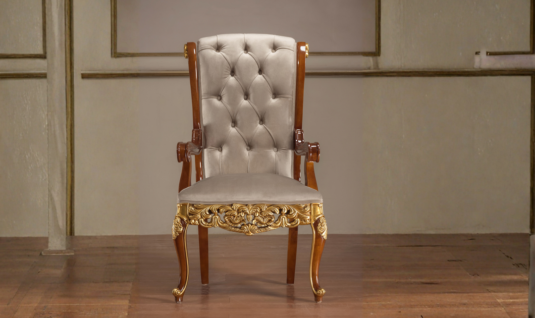 Klaussner Anna Luxury Tufted Dining Chair-Jennifer Furniture