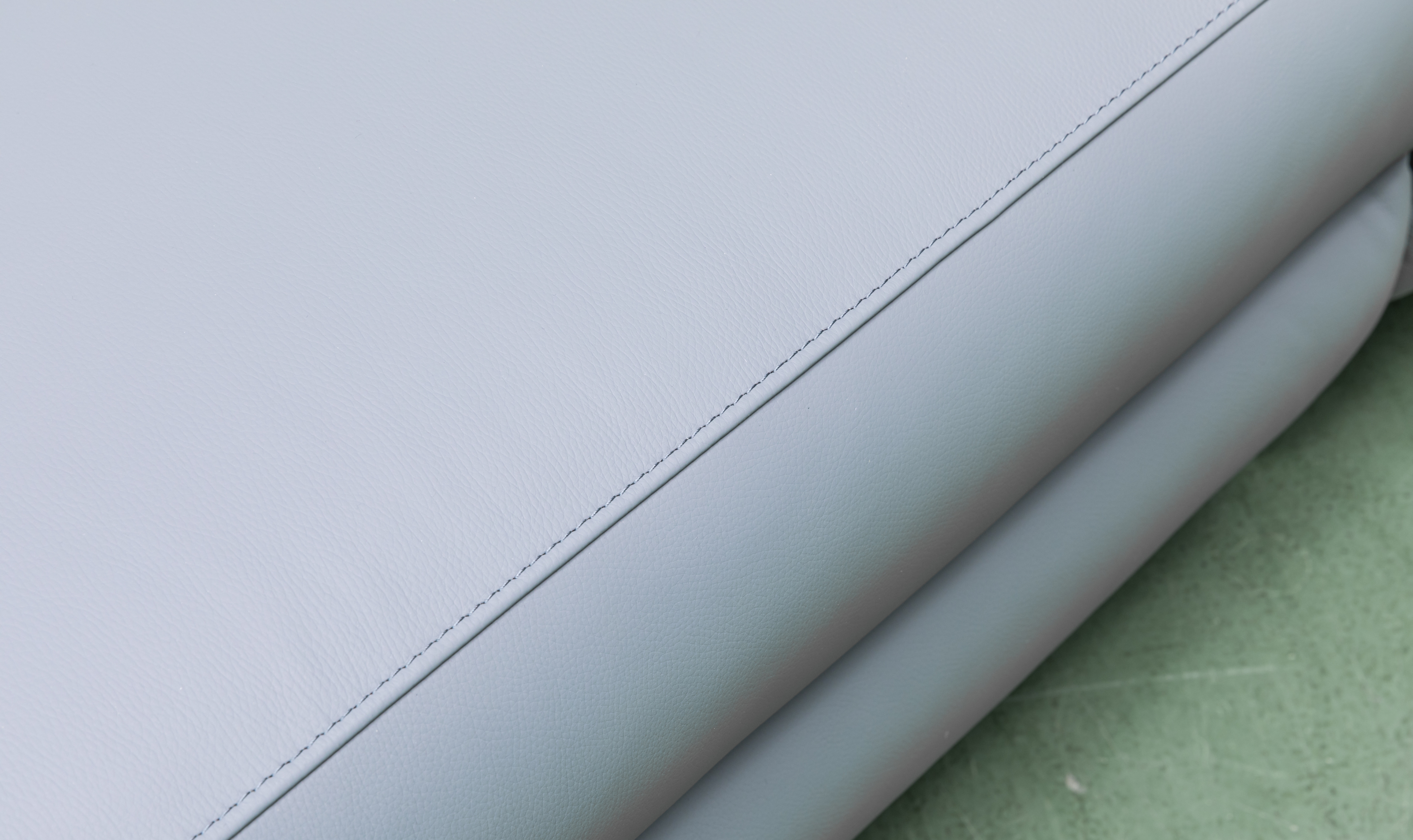 Klaussner Armonia 3-seater Blue Leather Power Reclining Sofa