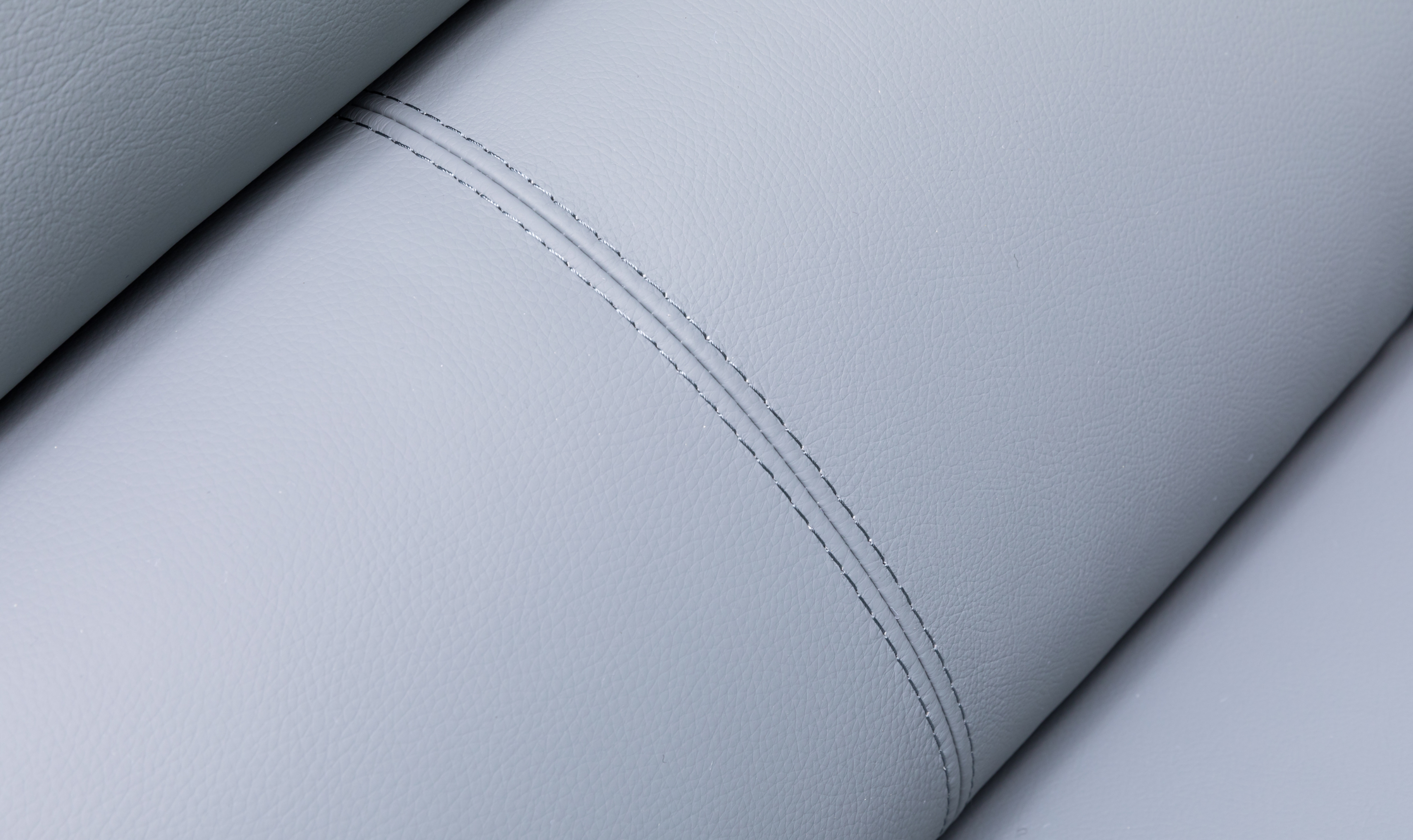 Klaussner Armonia 3-seater Blue Leather Power Reclining Sofa