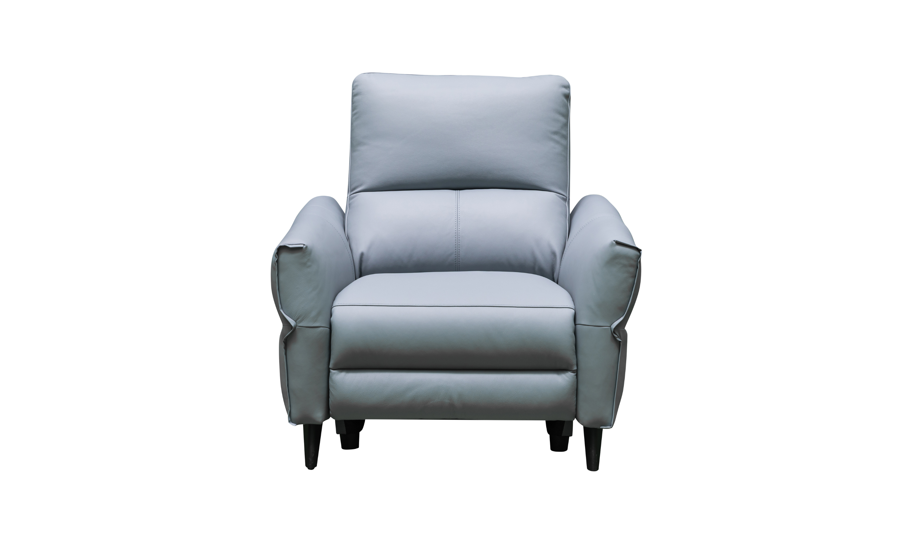 Klaussner Armonia Blue Leather Power Reclining Chair