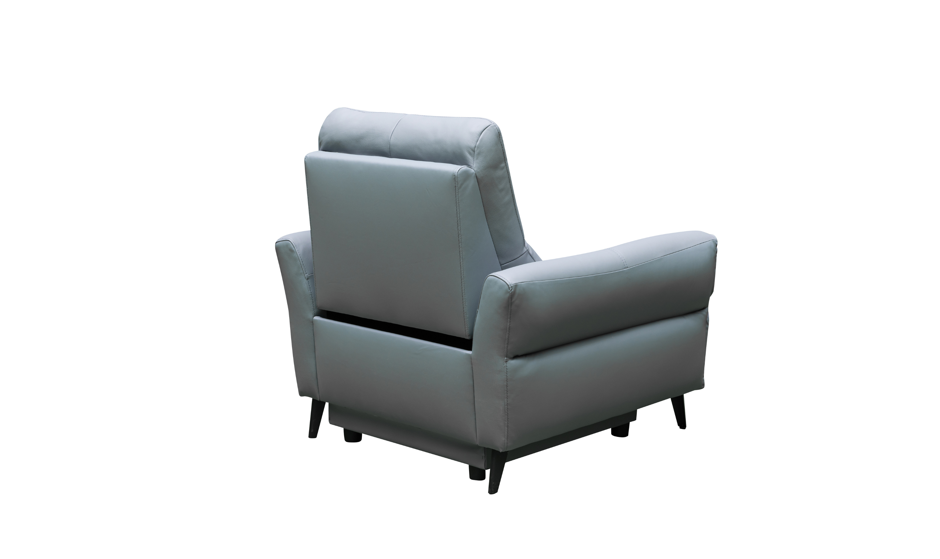 Klaussner Armonia Blue Leather Power Reclining Chair
