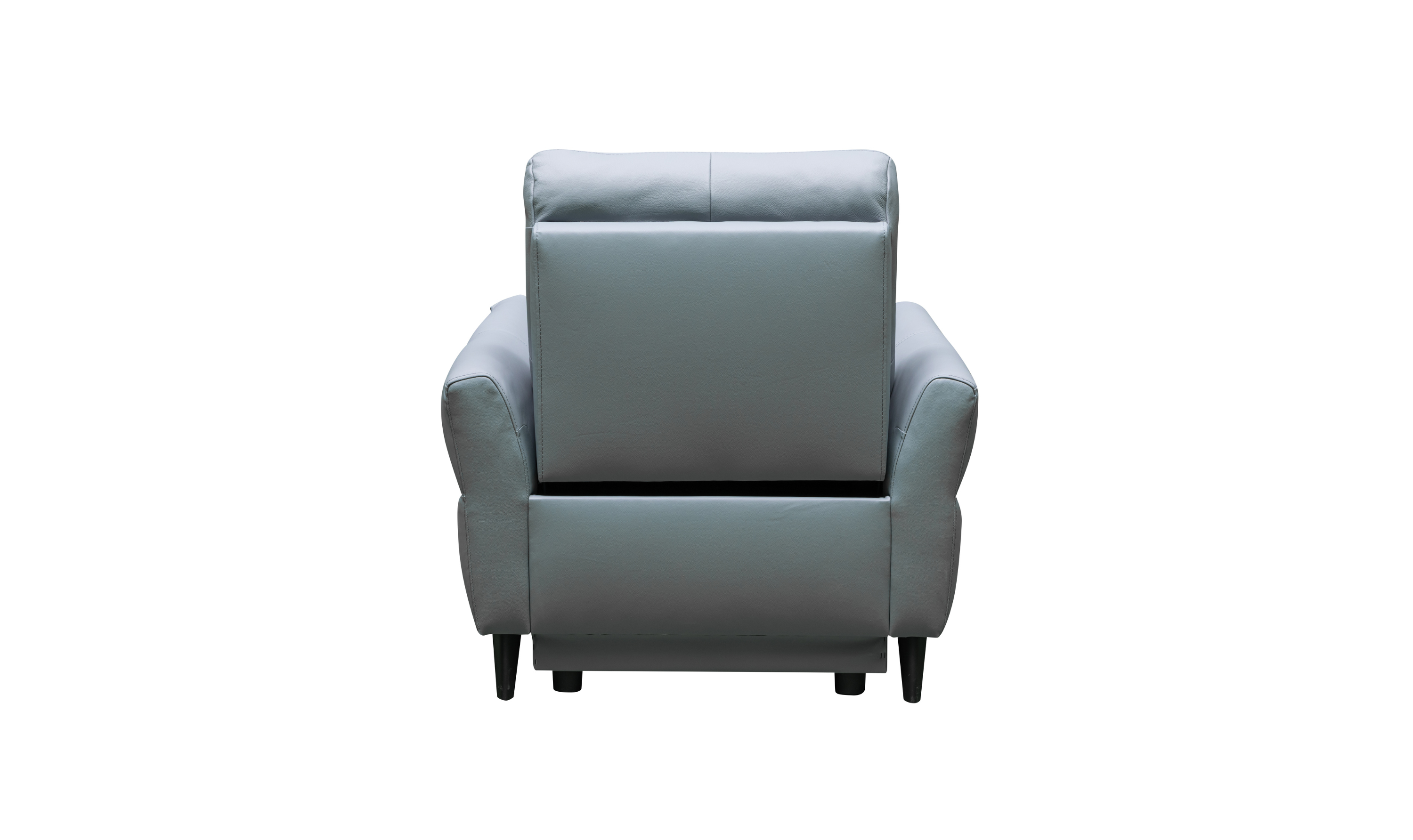 Klaussner Armonia Blue Leather Power Reclining Chair