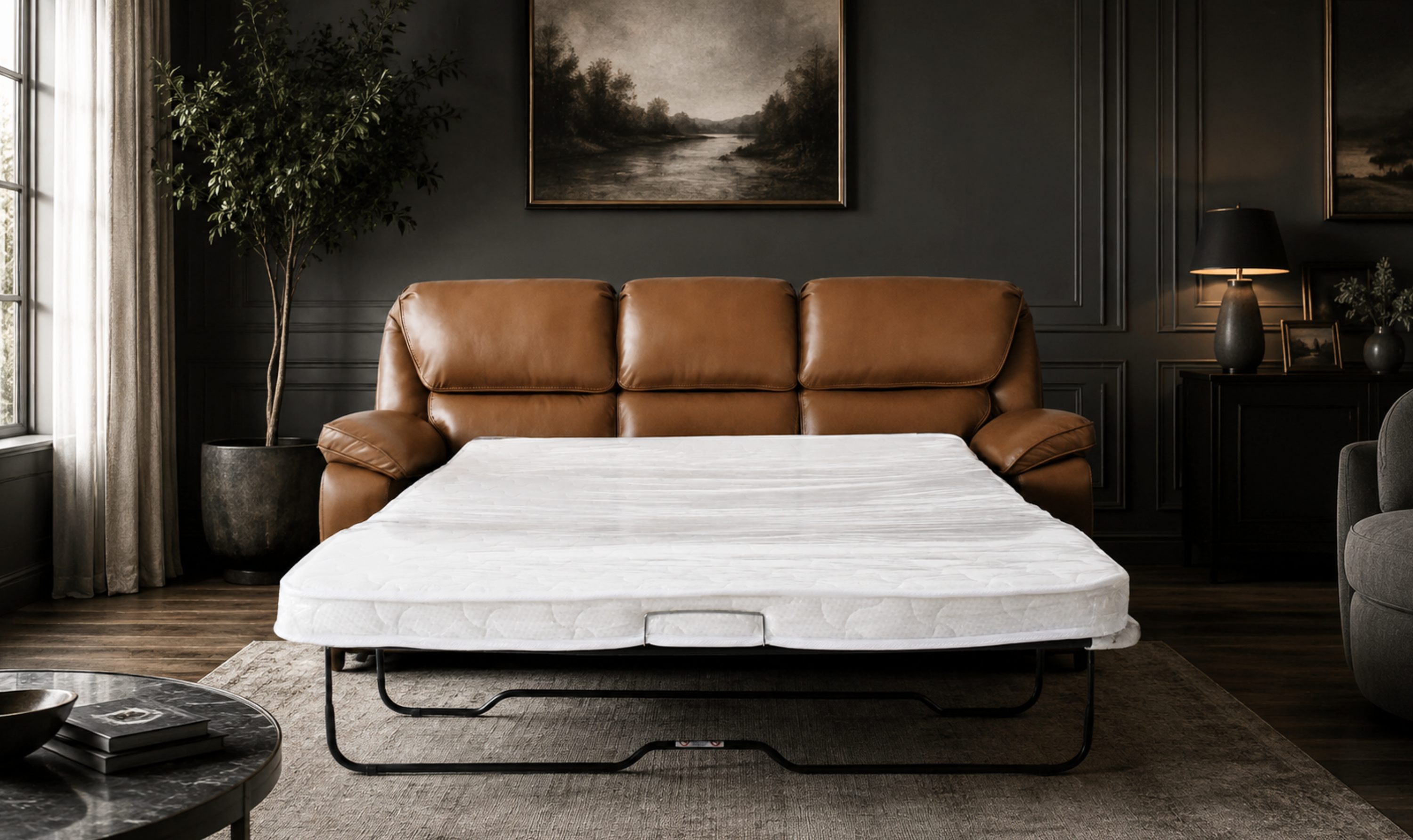 Klaussner Ashton 3 Seater Queen Sleeper Sofa-jennifer Furnirture