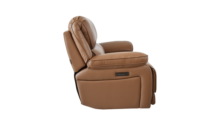 Klaussner Ashton Leather Power Reclining Chair-Jennifer Furniturre