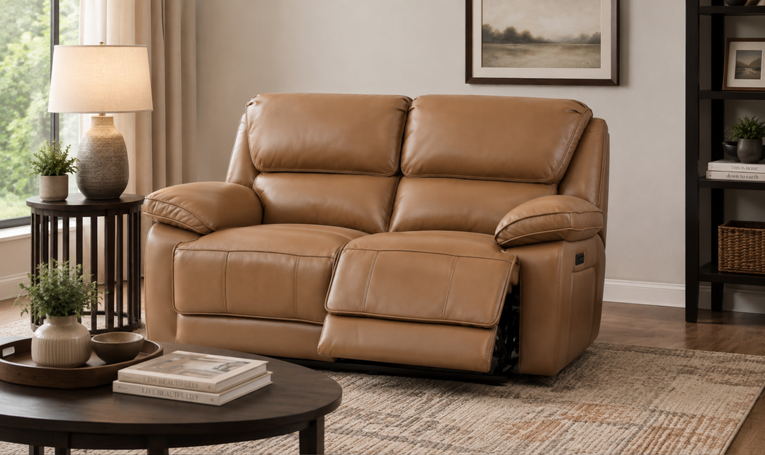 Klaussner Ashton Leather Power Reclining Living Room Set-Jennifer Furniture