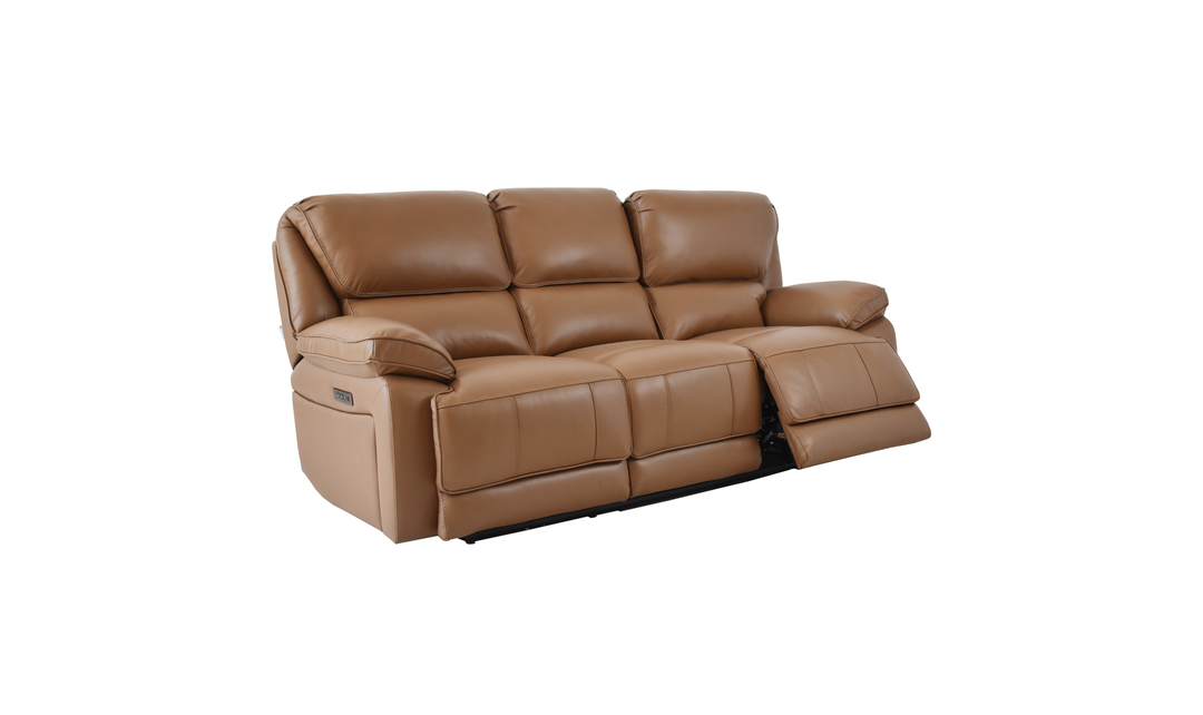 Klaussner Ashton Leather Power Reclining Living Room Set-Jennifer Furniture