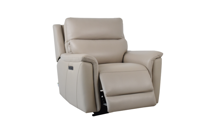 Klaussner Aven Dual Motor Power Reclining Chair with USB & USB-C-Jennifer Furniture