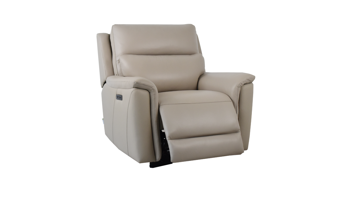 Klaussner Aven Dual Motor Power Reclining Chair with USB & USB-C-Jennifer Furniture