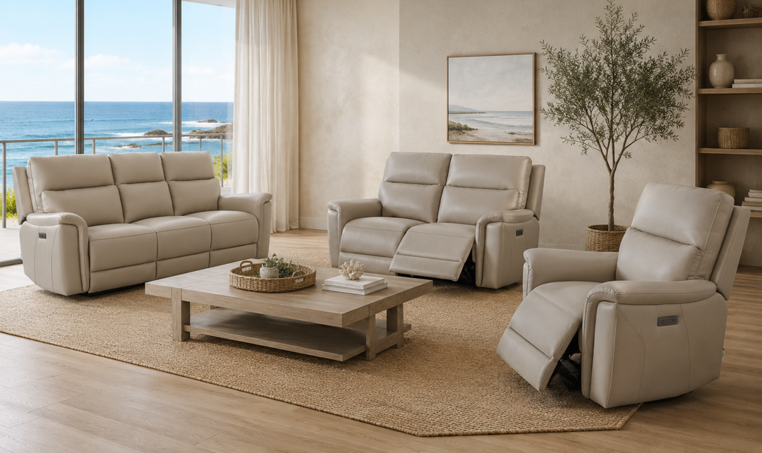Klaussner Aven Dual Motor Power Reclining Loveseat with USB & USB-C-Jennifer Furnirue