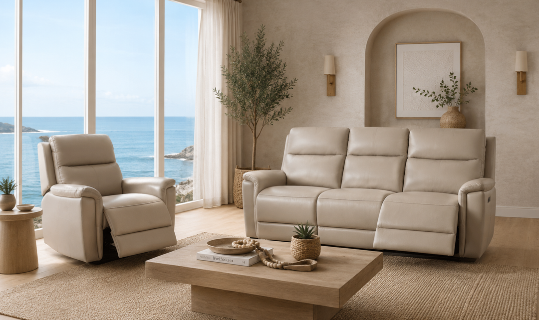 Klaussner Aven Dual Motor Power Reclining Sofa with USB & USB-C-Jennifer Furniture