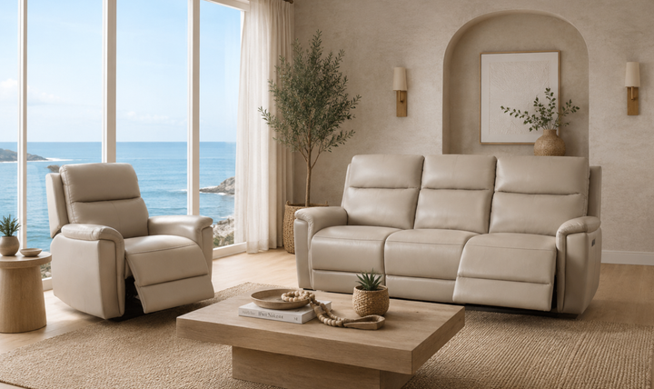 Klaussner Aven Dual Motor Power Reclining Sofa with USB & USB-C-Jennifer Furniture