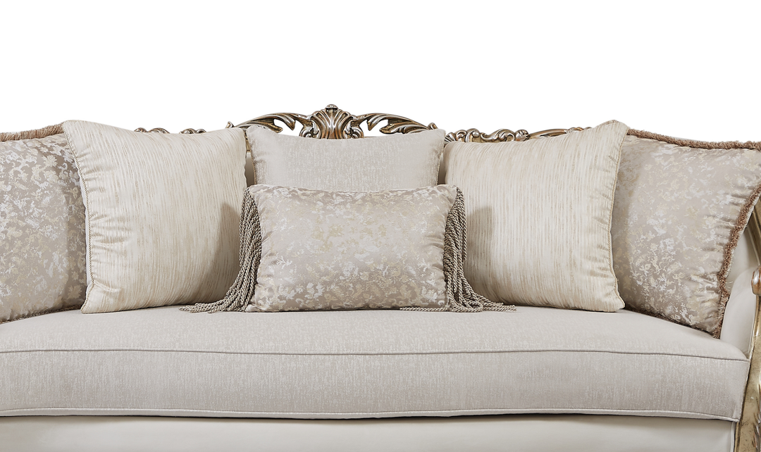 Klaussner Bellalynn 3 Seater Luxury Classic Sofa in Antique Brown