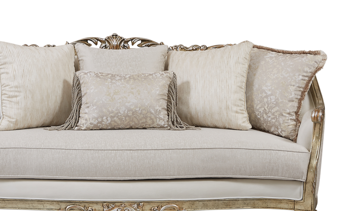 Klaussner Bellalynn 3 Seater Luxury Classic Sofa in Antique Brown