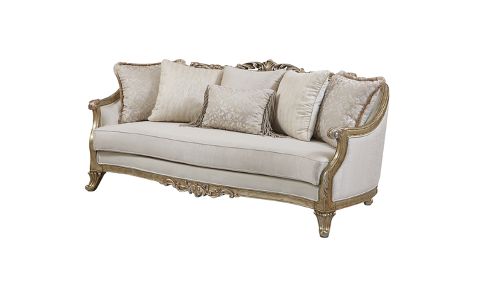 Klaussner Bellalynn 3 Seater Luxury Classic Sofa in Antique Brown