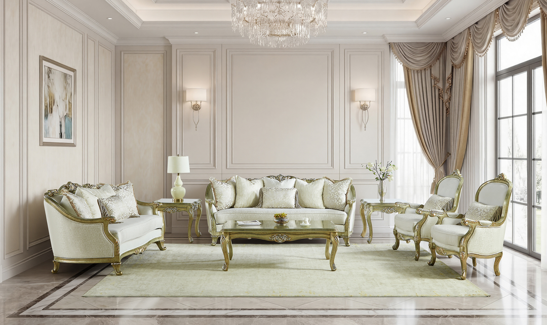 Klaussner Bellalynn Living Room Set in Antique Brown-Jennifer Furniture 