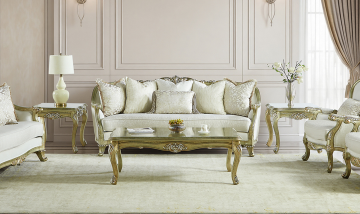 Klaussner Bellalynn Living Room Set in Antique Brown-Jennifer Furniture 