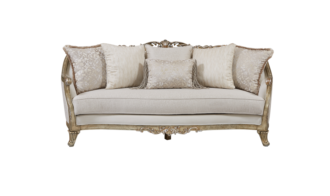 Klaussner Bellalynn 3 Seater Luxury Classic Sofa in Antique Brown