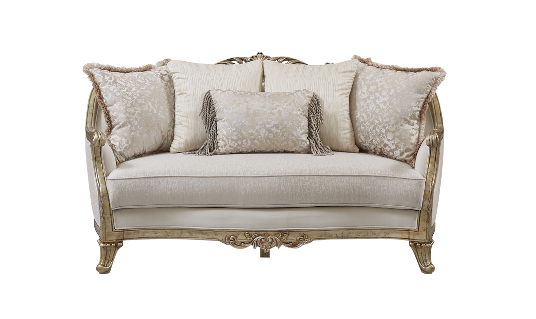 Klaussner Bellalynn Luxury 2 Seater Loveseat in Antique Brown