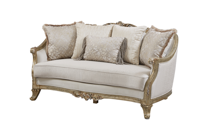 Klaussner Bellalynn Luxury 2 Seater Loveseat in Antique Brown