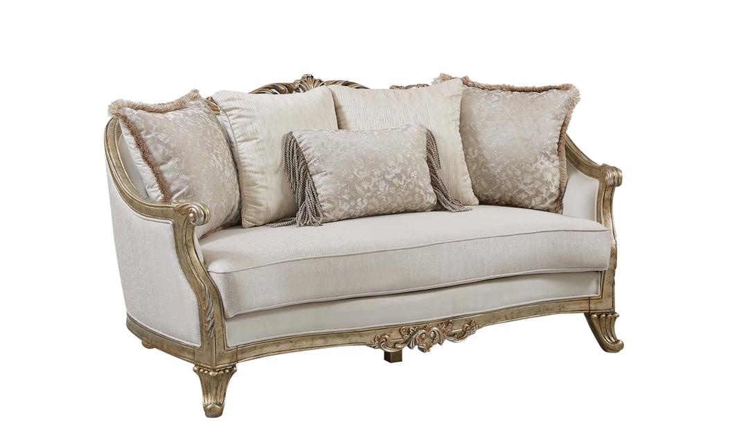 Klaussner Bellalynn Luxury 2 Seater Loveseat in Antique Brown