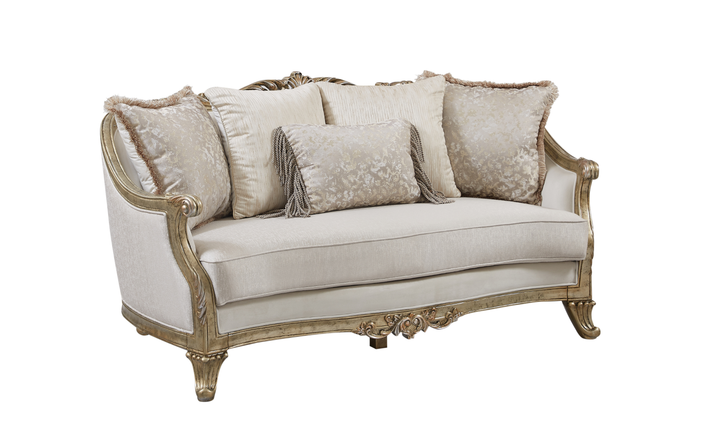 Klaussner Bellalynn Luxury 2 Seater Loveseat in Antique Brown