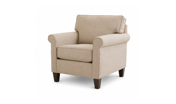 Klaussner Belmont Fabric Transitional Rolled arms Sofa Collection