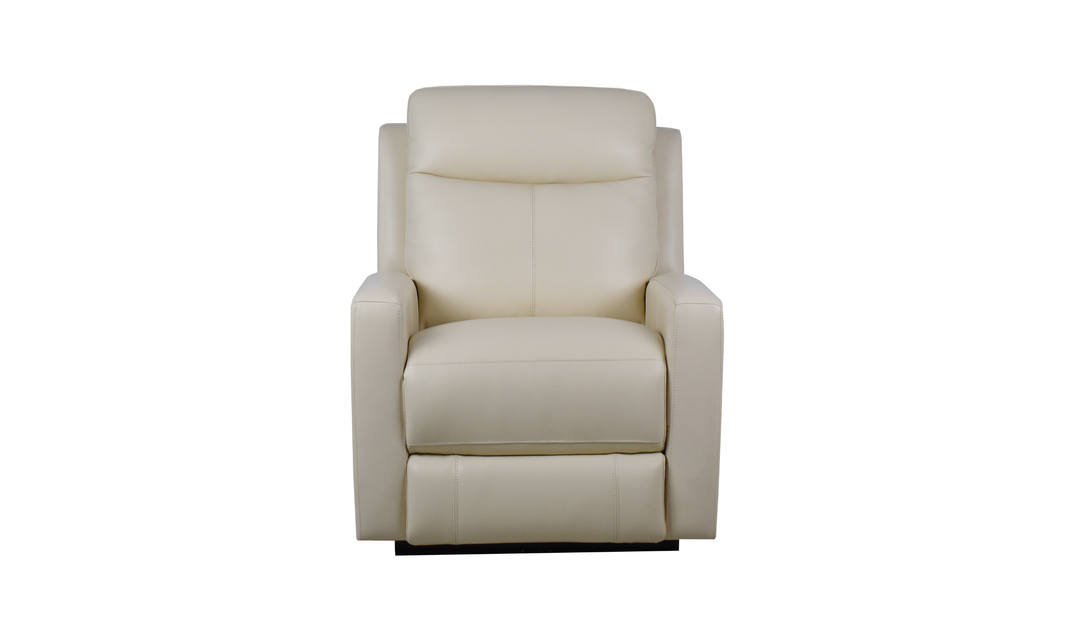 Klaussner Bento Leather Match Power Reclining Chair with USB Charging-Jennifer Furniture