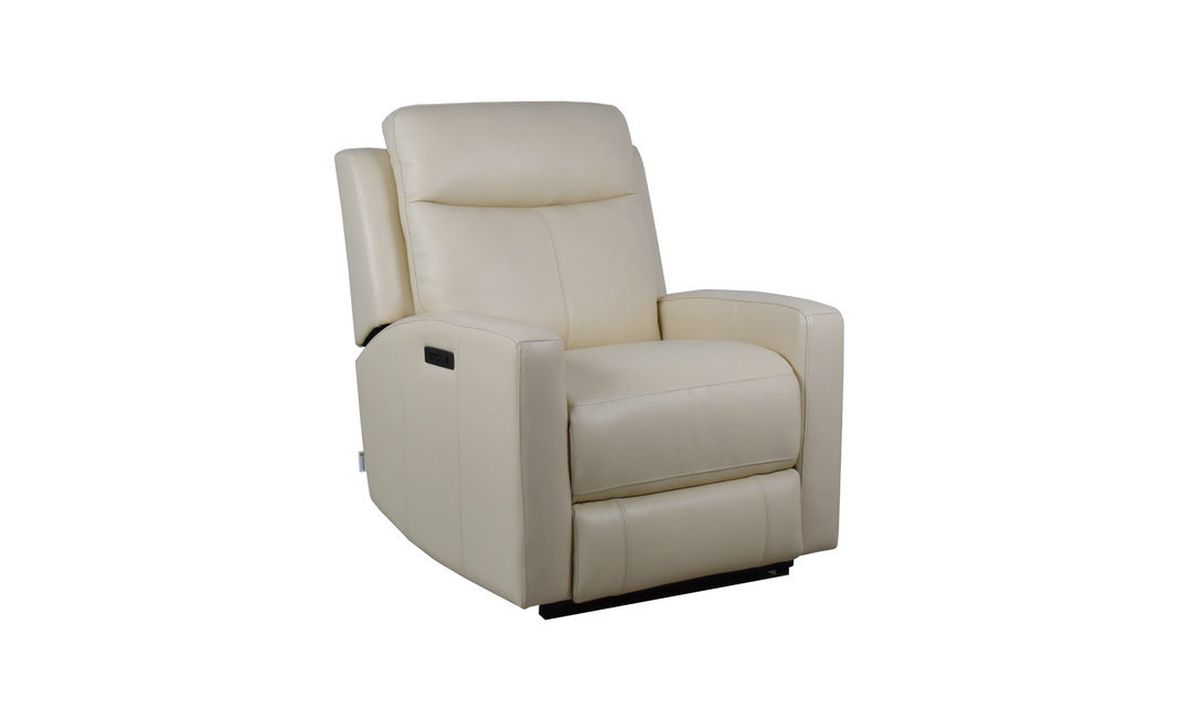 Klaussner Bento Leather Match Power Reclining Chair with USB Charging-Jennifer Furniture