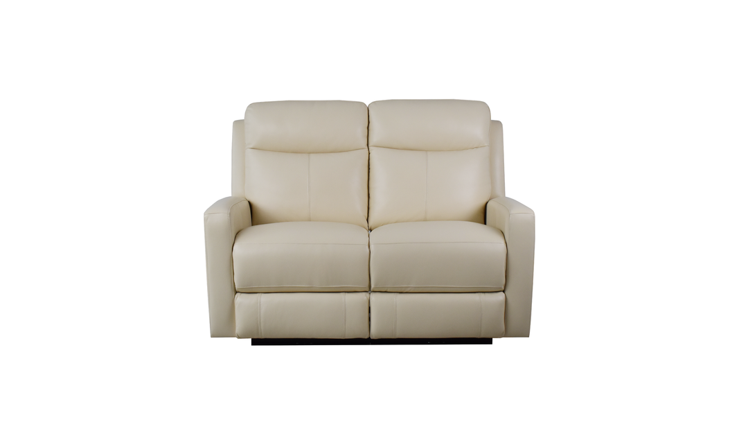 Klaussner Bento Leather Match Power Reclining Loveseat with USB Charging-Jennifer Furniture
