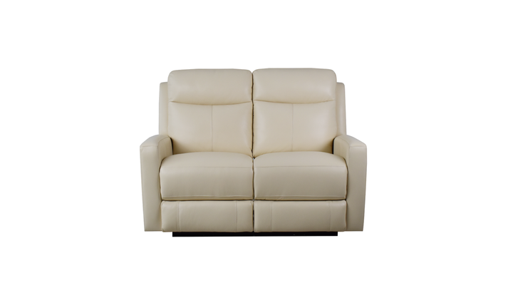 Klaussner Bento Leather Match Power Reclining Loveseat with USB Charging-Jennifer Furniture