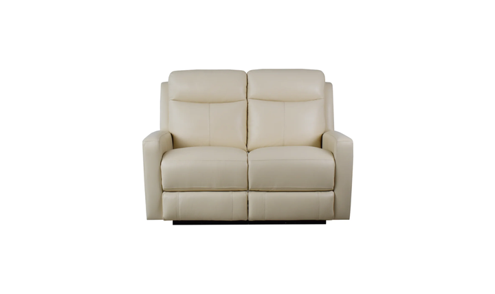 Klaussner Bento Leather Match Power Reclining Loveseat with USB Charging-Jennifer Furniture