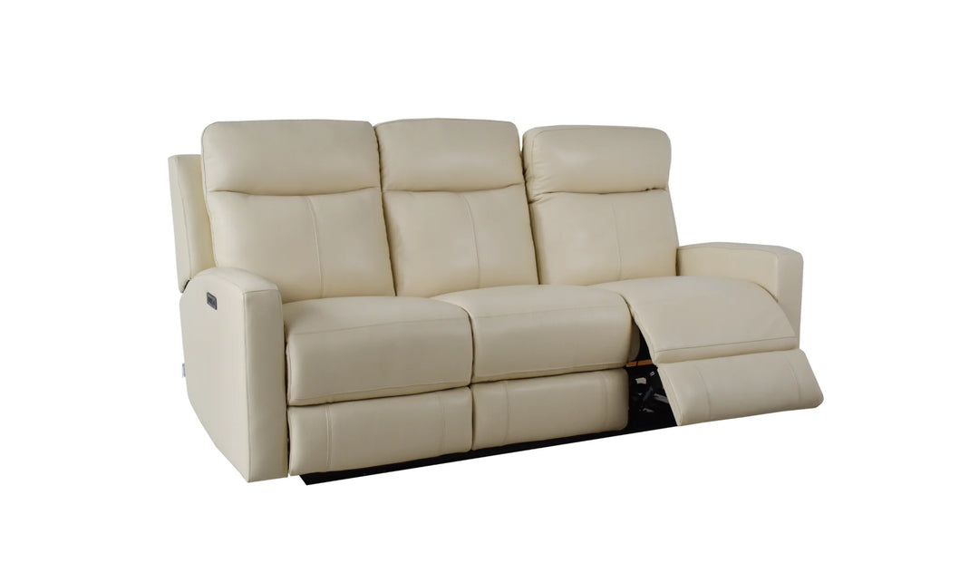 Klaussner Bento Leather Reclining Living Room Set with USB Port