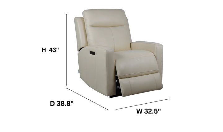 Klaussner Bento Leather Reclining Living Room Set with USB Port