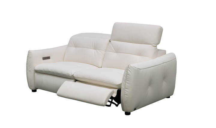 Klaussner Bravino Leather Double Power Reclining Living Room Set
