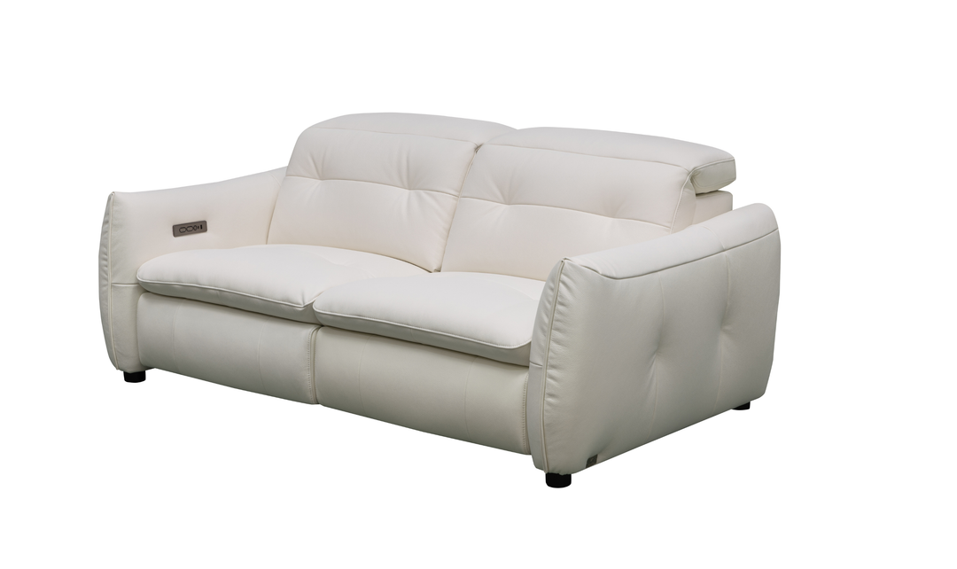 Klaussner Bravino Leather Double Power Reclining Living Room Set