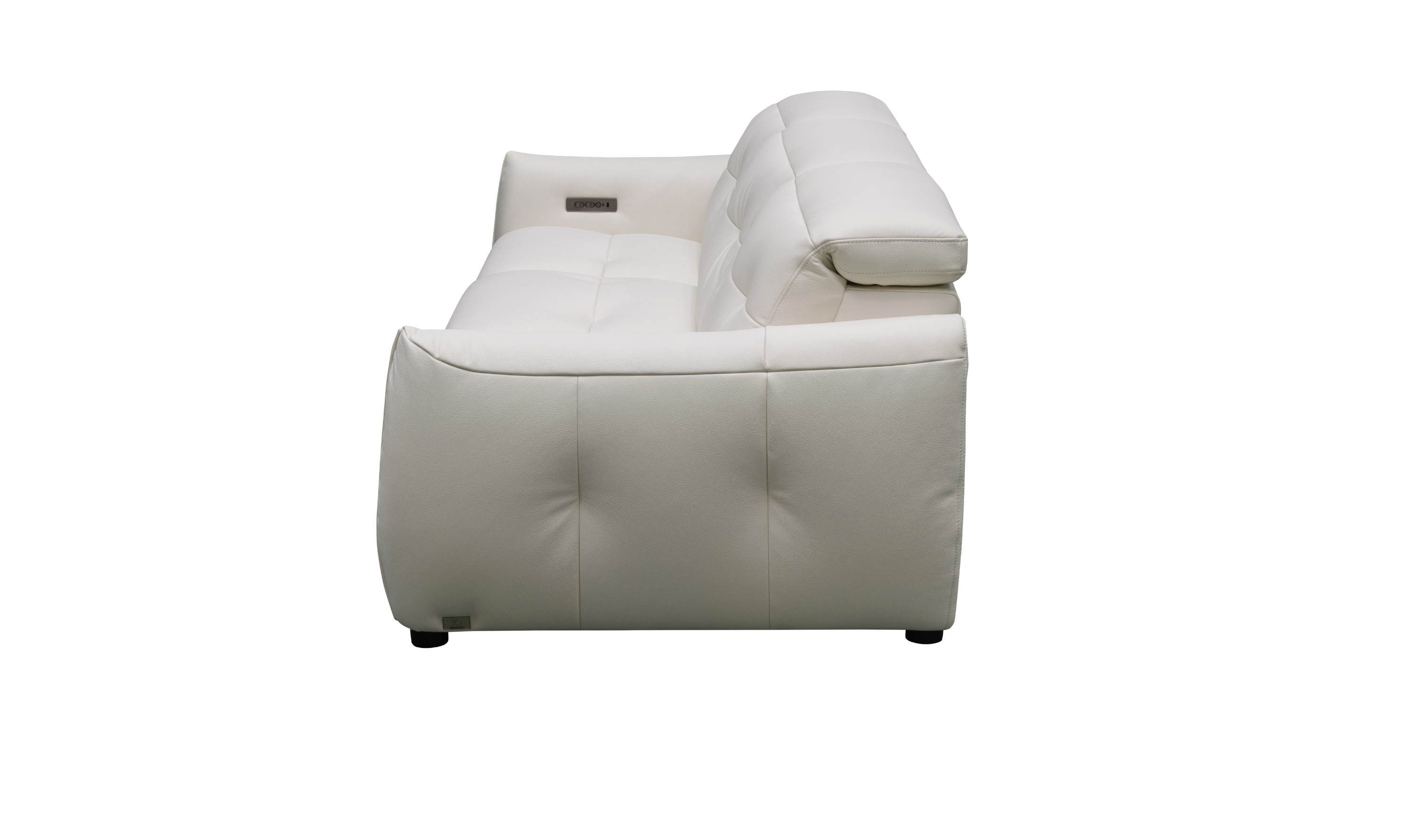 Klaussner Bravino Leather Double Power Reclining Living Room Set