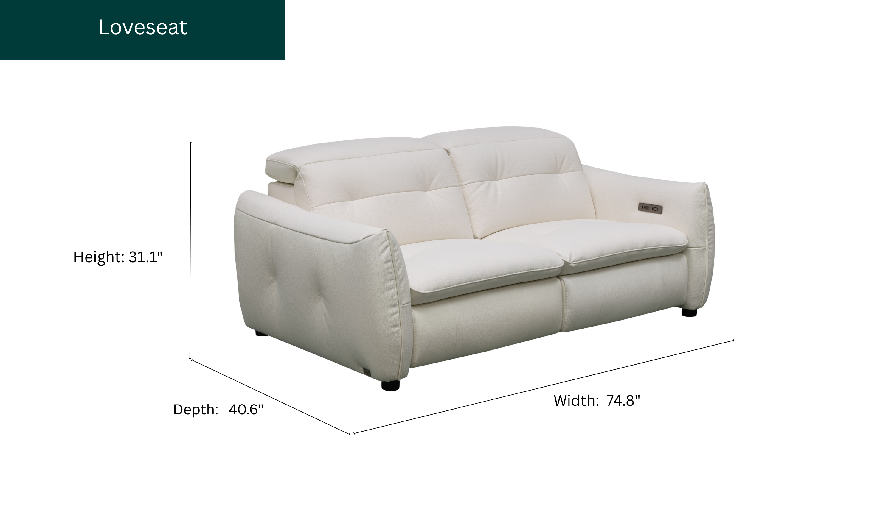 Klaussner Bravino Leather Double Power Reclining Living Room Set