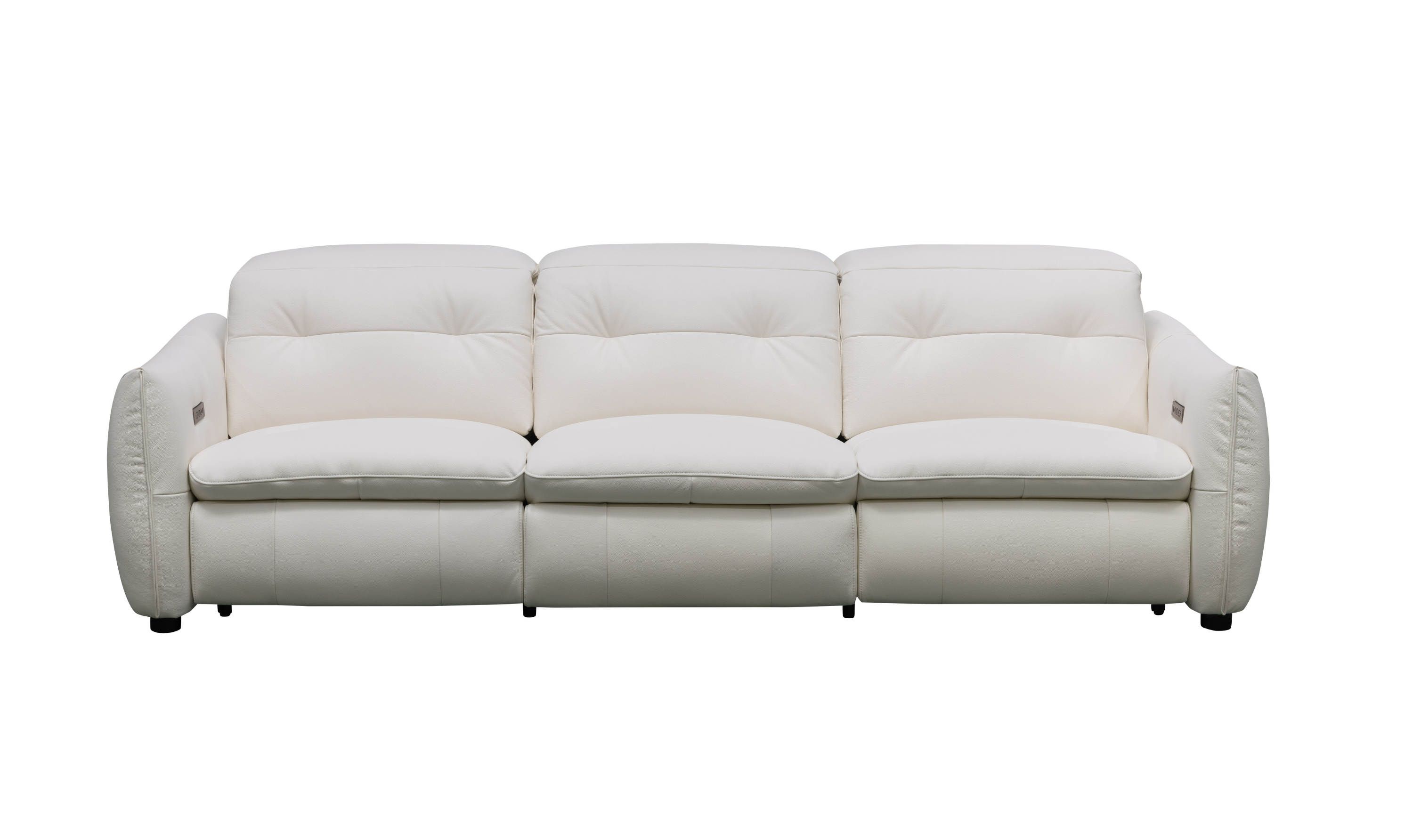 Klaussner Bravino Leather Double Power Reclining Living Room Set