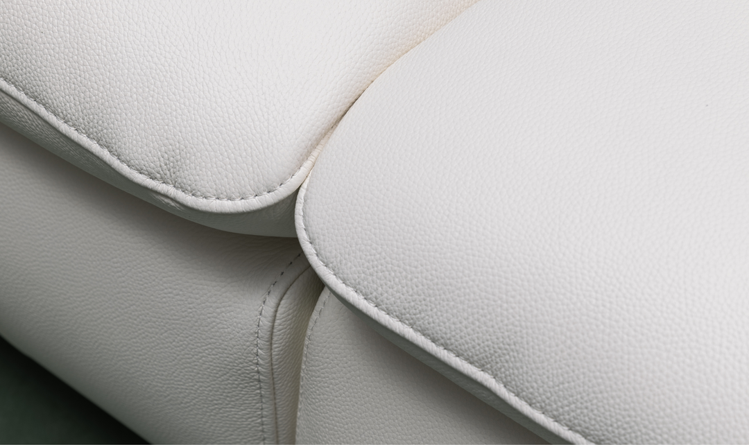 Klaussner Bravino Leather Double Power Reclining Living Room Set