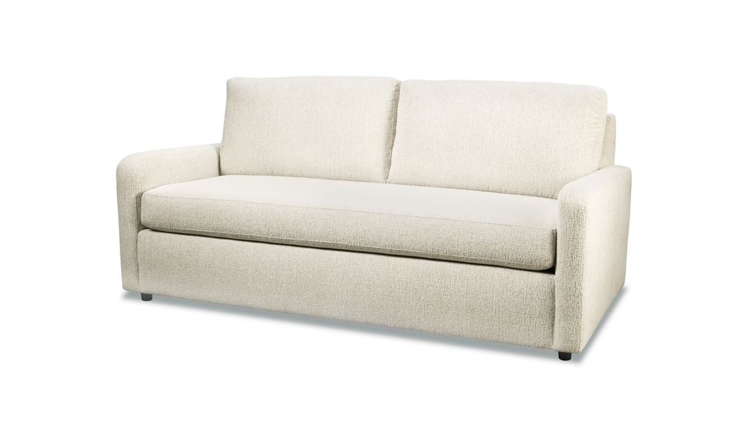 Klaussner Briarwood Fabric 2 Over 1 Sofa With Accent Pillows-jennifer Funiture