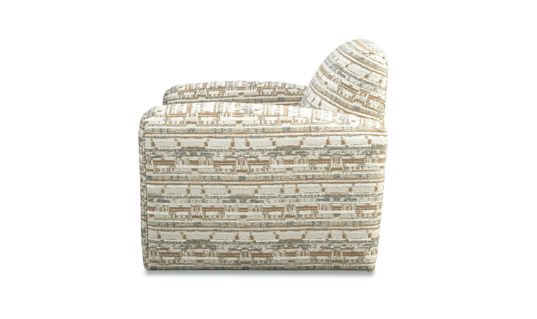 Klaussner Briarwood Transitional Fabric Swivel Chair