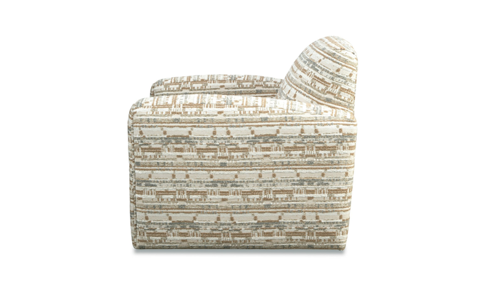 Klaussner Briarwood Transitional Fabric Swivel Chair