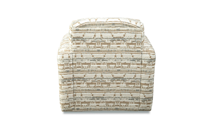 Klaussner Briarwood Transitional Fabric Swivel Chair-Jennifer Furniture