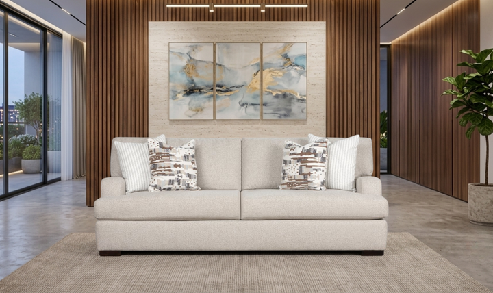 Klaussner Capri Sofa with Track Arms-JenniferFurniture