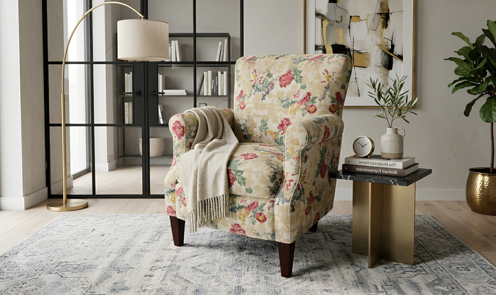 Klaussner Casaford Fabric Tapered Leg Accent Chair - Jennifer Furniture