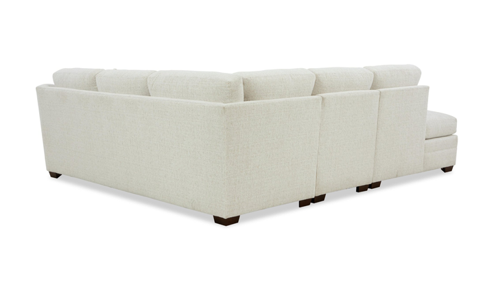 Klaussner Crestview Fabric Modular Sectional with Bumper Chaise-jennifer Furniture