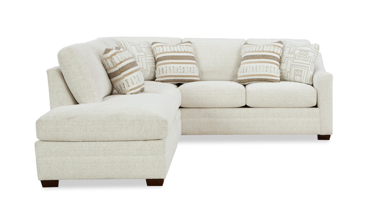 Klaussner Crestview Fabric Modular Sectional with Bumper Chaise-jennifer Furniture