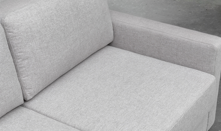 Klaussner Cuddle Queen Fabric Sleeper Sofa With Cloud Fold Function