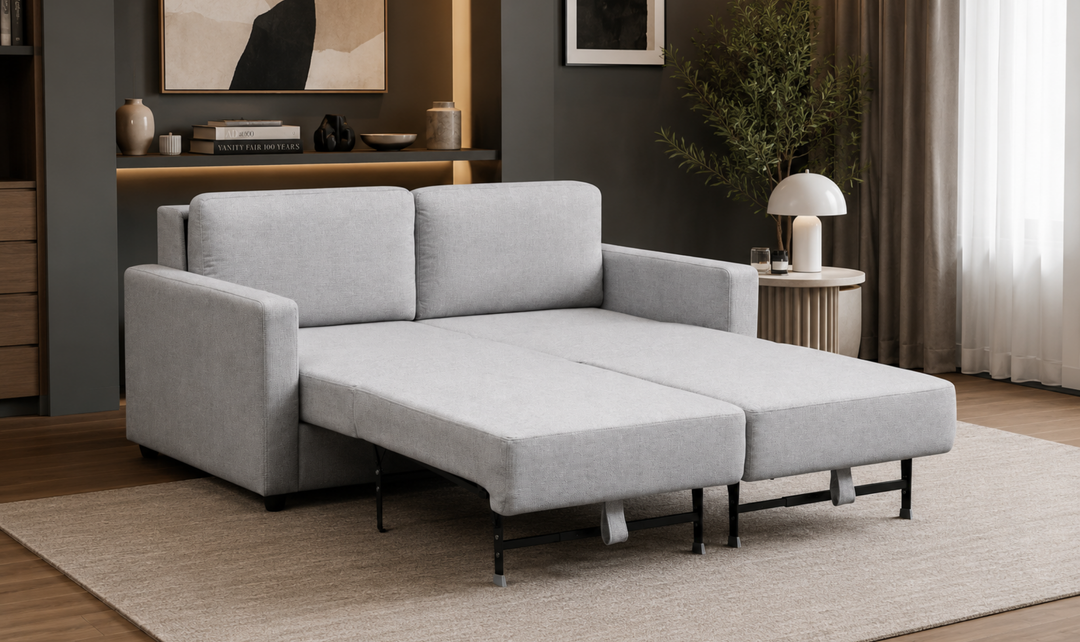Klaussner Cuddle Queen Fabric Sleeper Sofa With Cloud Fold Function